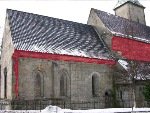 St Mary's Church Crack