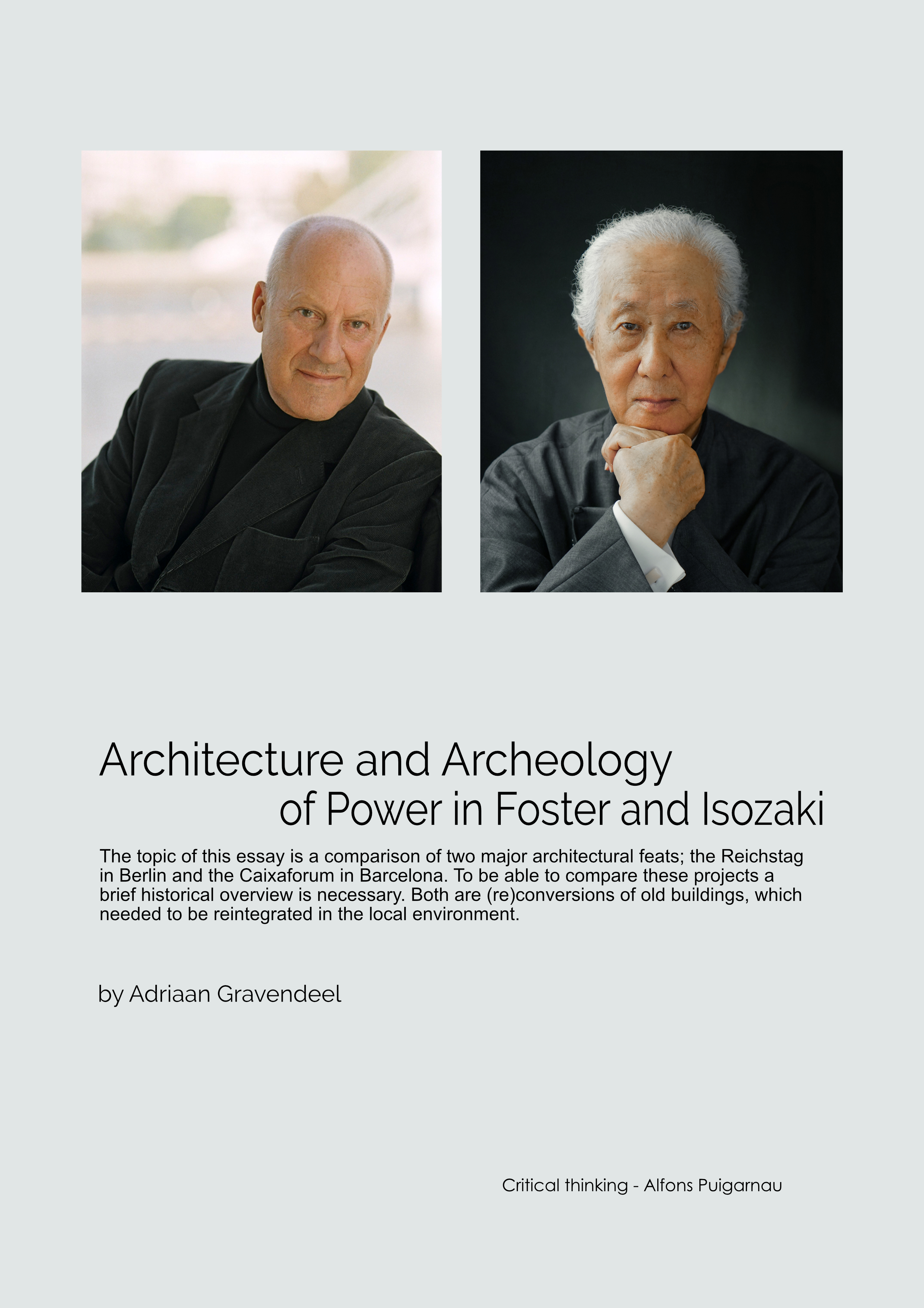 Foster and Isozaki